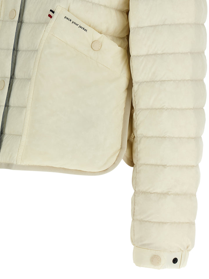 Moncler Grenoble Madulains Puffer Jackets - White | 92c6d6dadfca59ea470603fef85d467cdc97f8f5