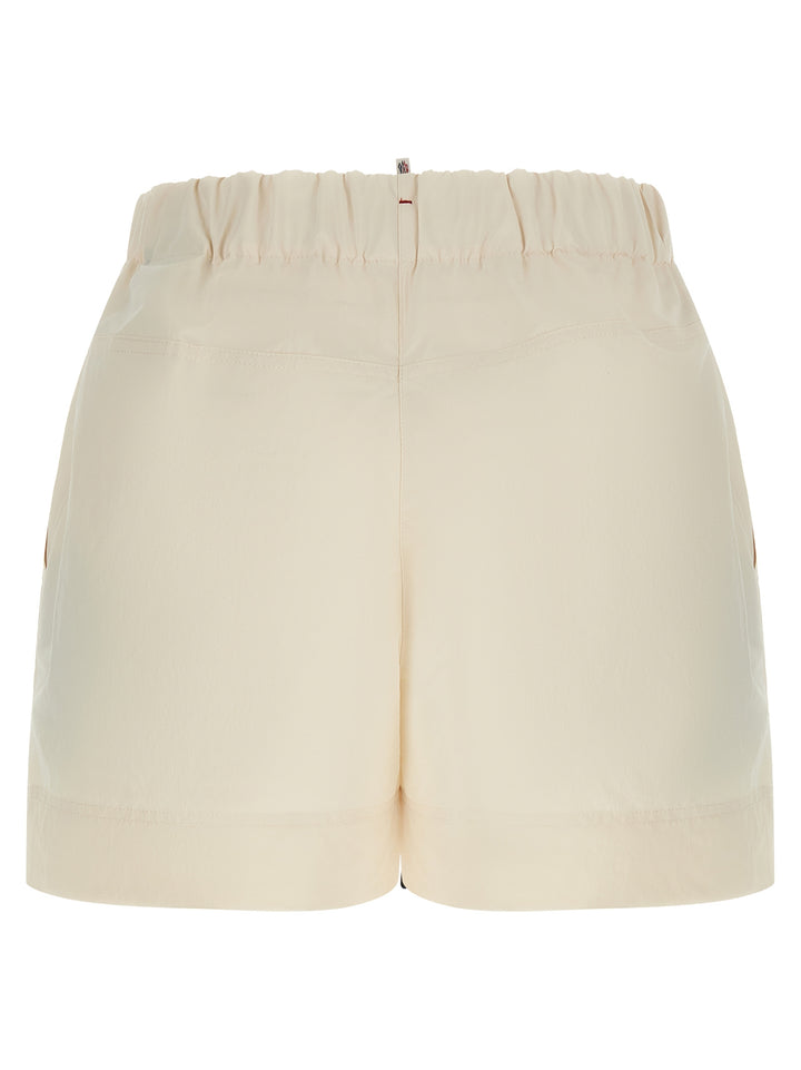 Moncler Grenoble Technical Froissé Shorts Bermuda and Short - White | 4623f86b6954e39904eb06b9dd2f195ce6d75017