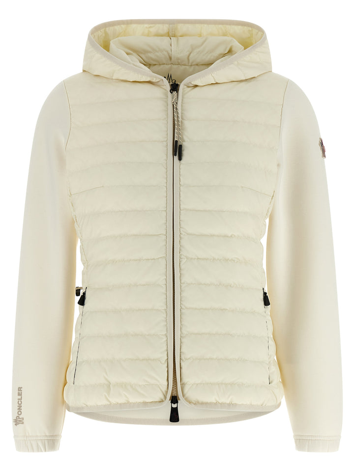 Moncler Grenoble Padded Hoodie Sweatshirt - White | 0dbaf6ac8923826488e3d16f77ce06ec19662e12