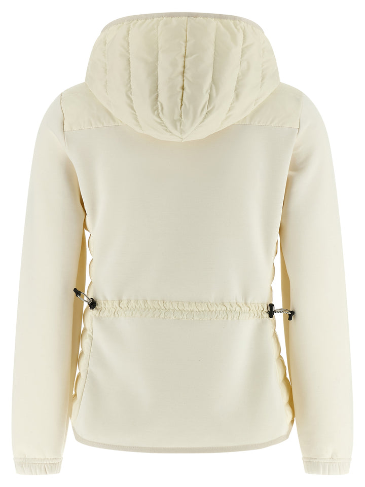 Moncler Grenoble Padded Hoodie Sweatshirt - White | e811c565002137609d3903cc6610475911106795