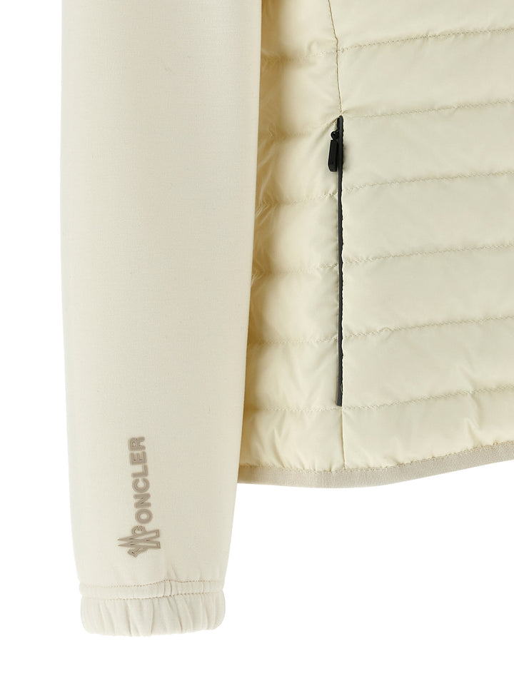 Moncler Grenoble Padded Hoodie Sweatshirt - White | 4408d932047bfd2bcd63dd9d78dc9b47abe08d89