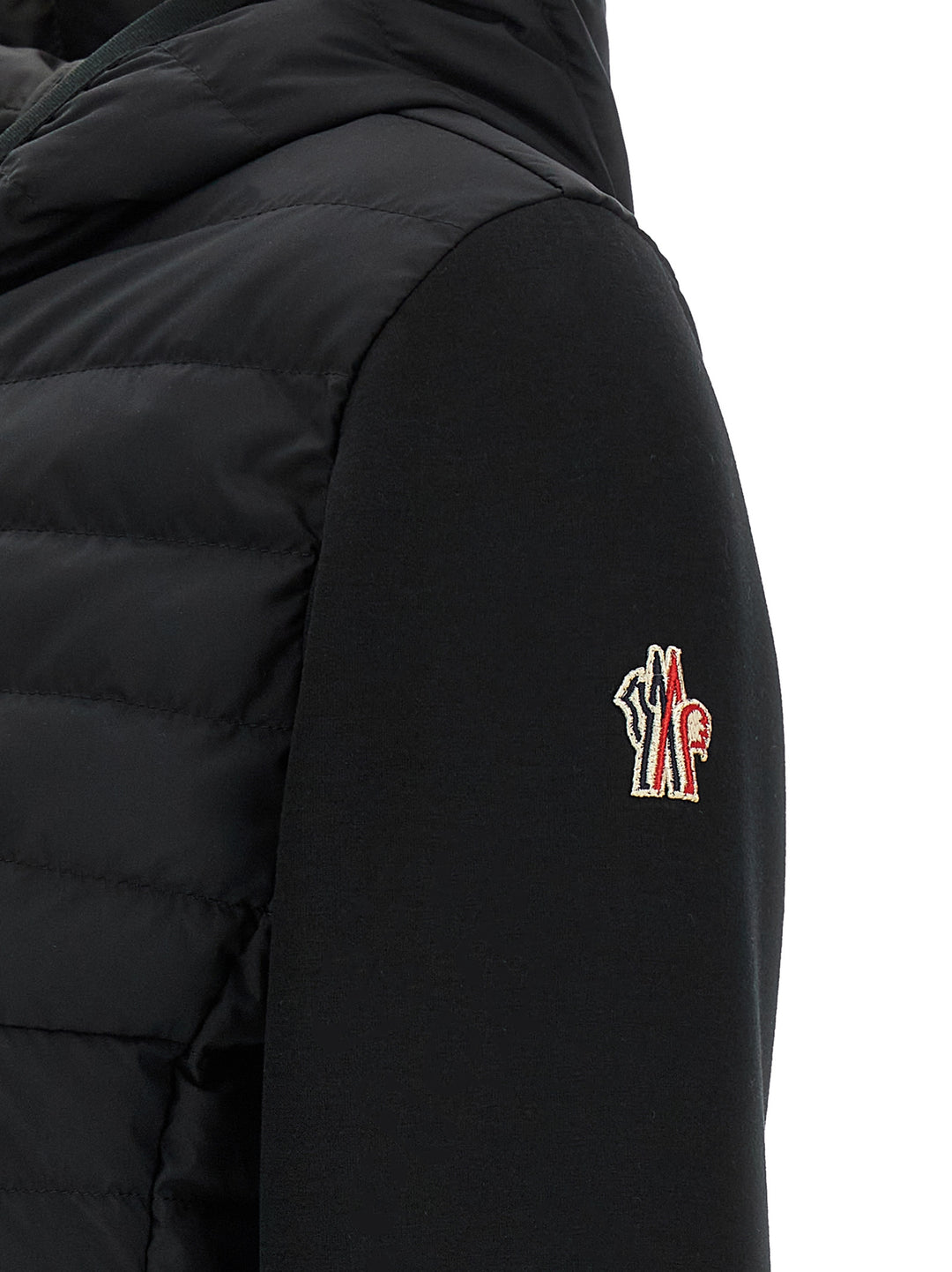 Moncler Grenoble Padded Hoodie Sweatshirt - Black | f729f0ea886810392ffee14038b8d8c26b166547