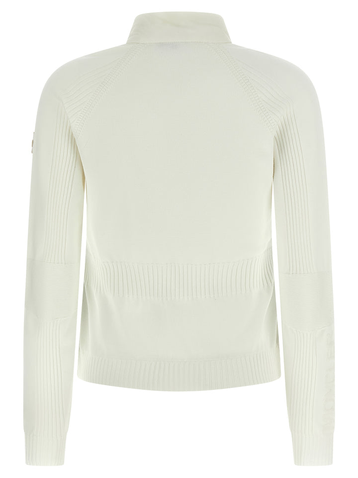 Moncler Grenoble Padded Cardigan Sweaters and Cardigans - White | ede84f0220f4cfb2d875b02f183b35e5facf000c