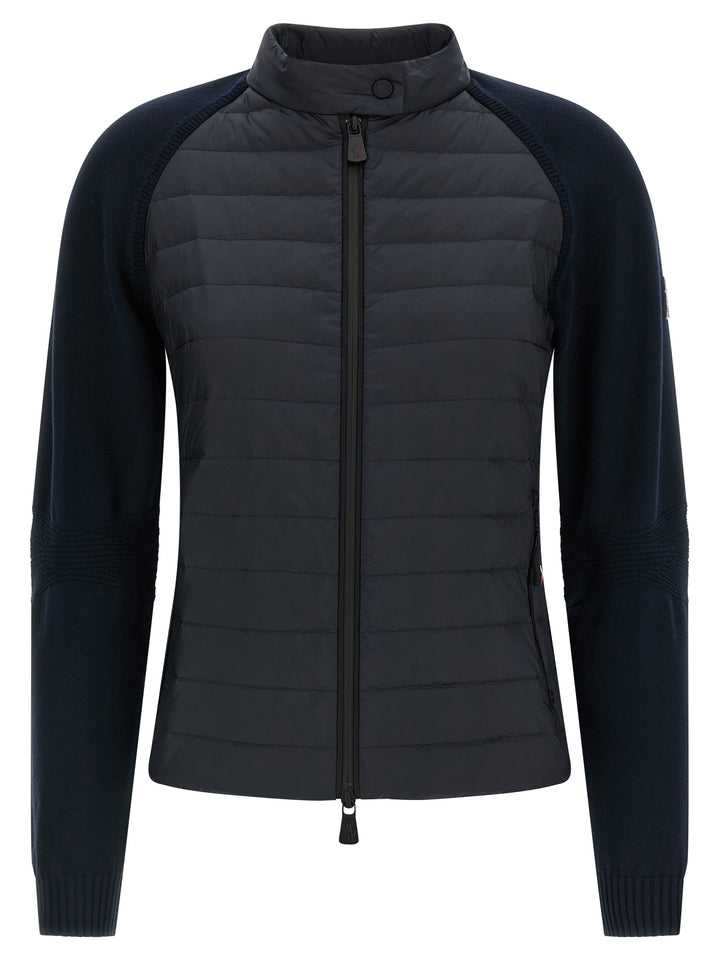 Moncler Grenoble Padded Cardigan Sweaters and Cardigans - Blue | 5b7fe294cfba1ede6bc436ada09e7090e519e985