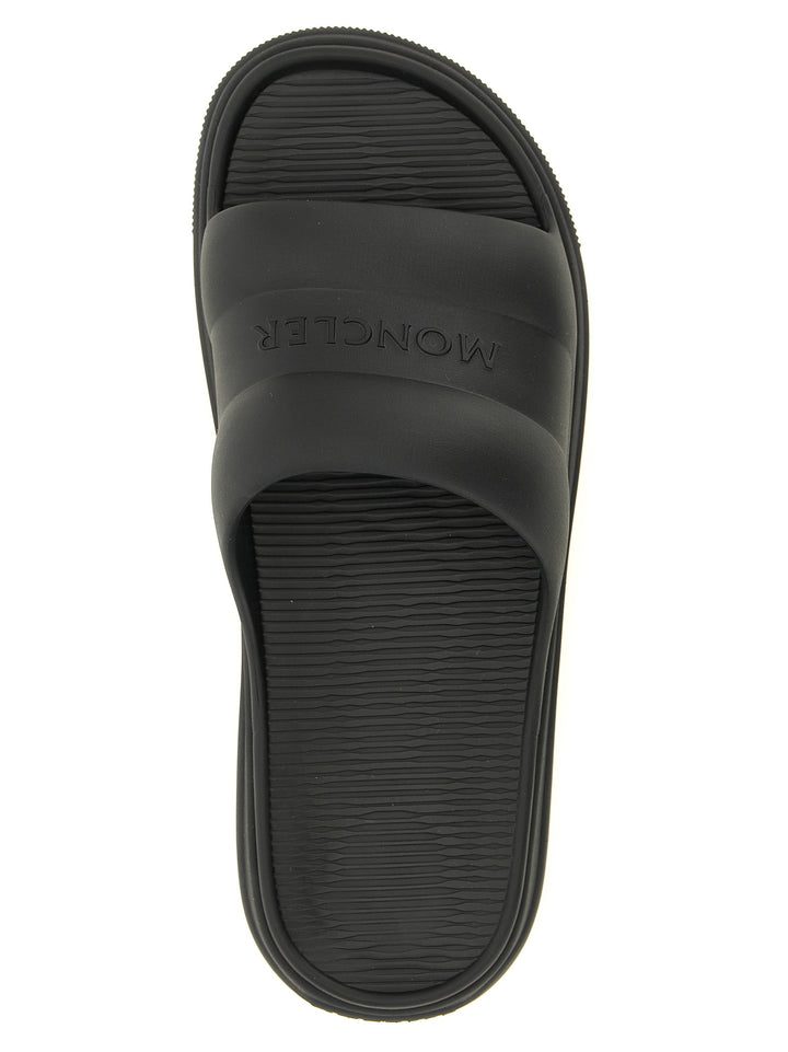 Moncler Moncler Altive Sandals - Black | 69382e1ff8741c78e0e3836a42a132cedb8c9487