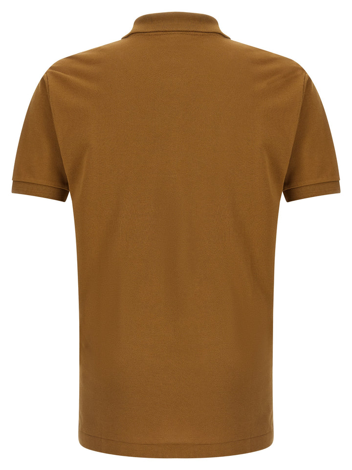 Lacoste Logo Patch  Shirt Polo - Brown | fb19fccf84fc3363a39121243747816cf5e67292
