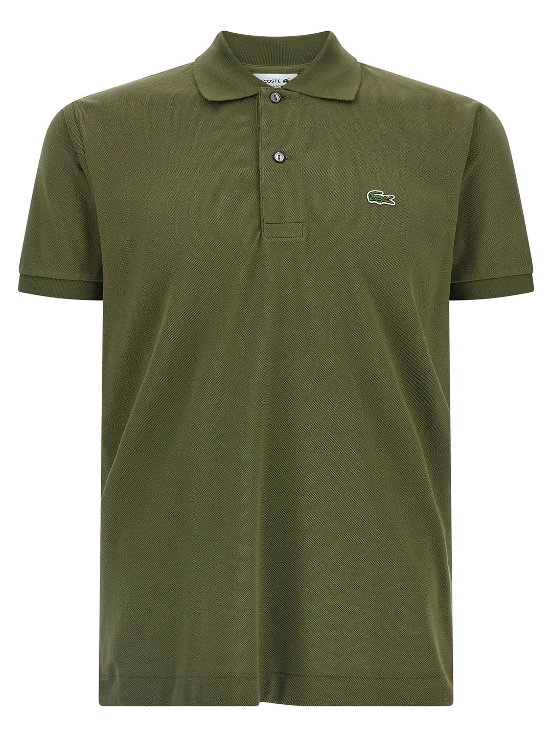 Lacoste Logo Patch  Shirt Polo - Green | 4bc9364332871323ab8035dda6af821bdacb9180