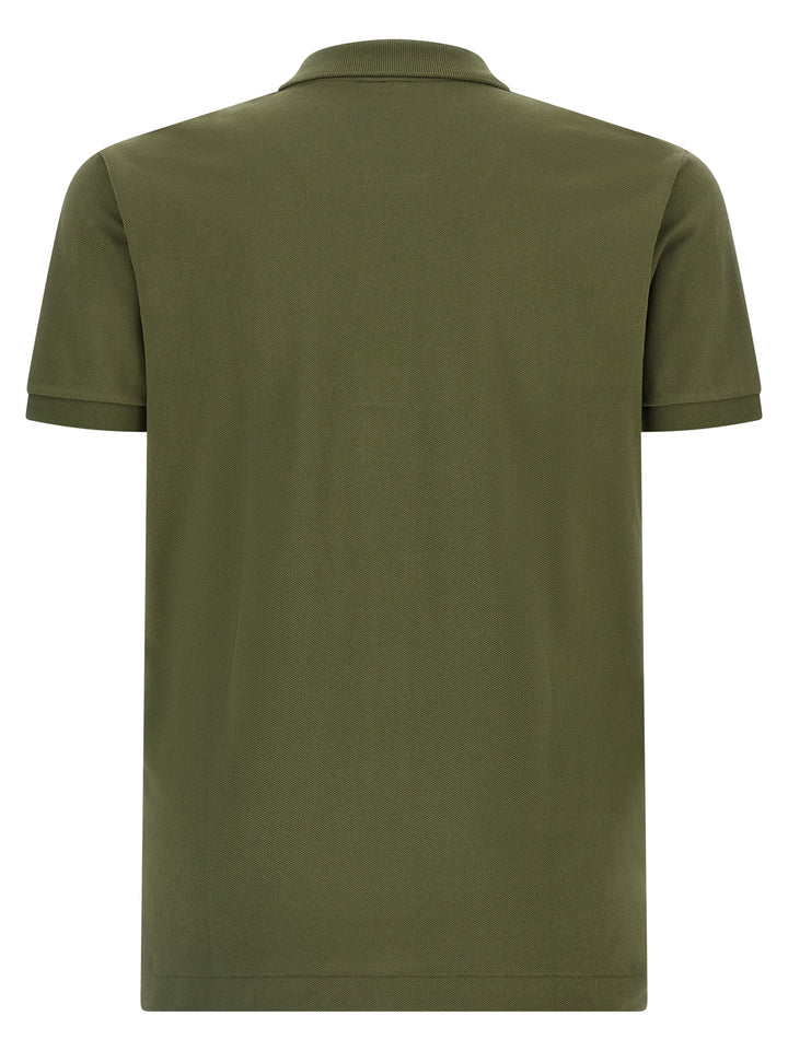 Lacoste Logo Patch  Shirt Polo - Green | a3bfffd698652145e5ba0a34f024989308176d8d