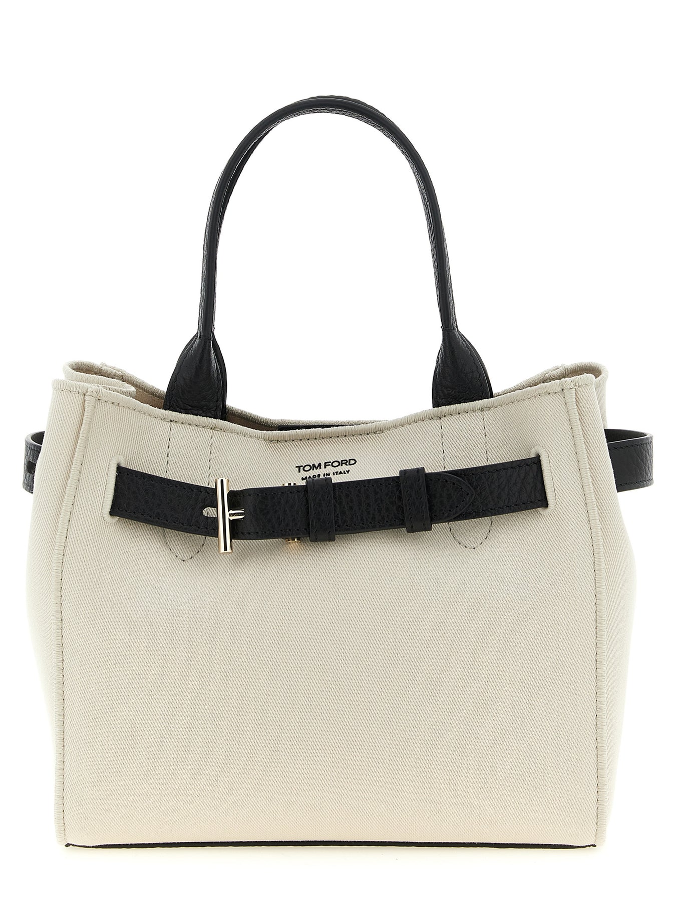 Tom Ford Audrey Tote Bag - White/Black | 525b633205260194b6169be5ac0ccf7620322a8a