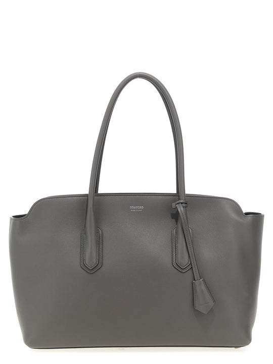 Logo Shoulder Bag Shoulder Bags Gray