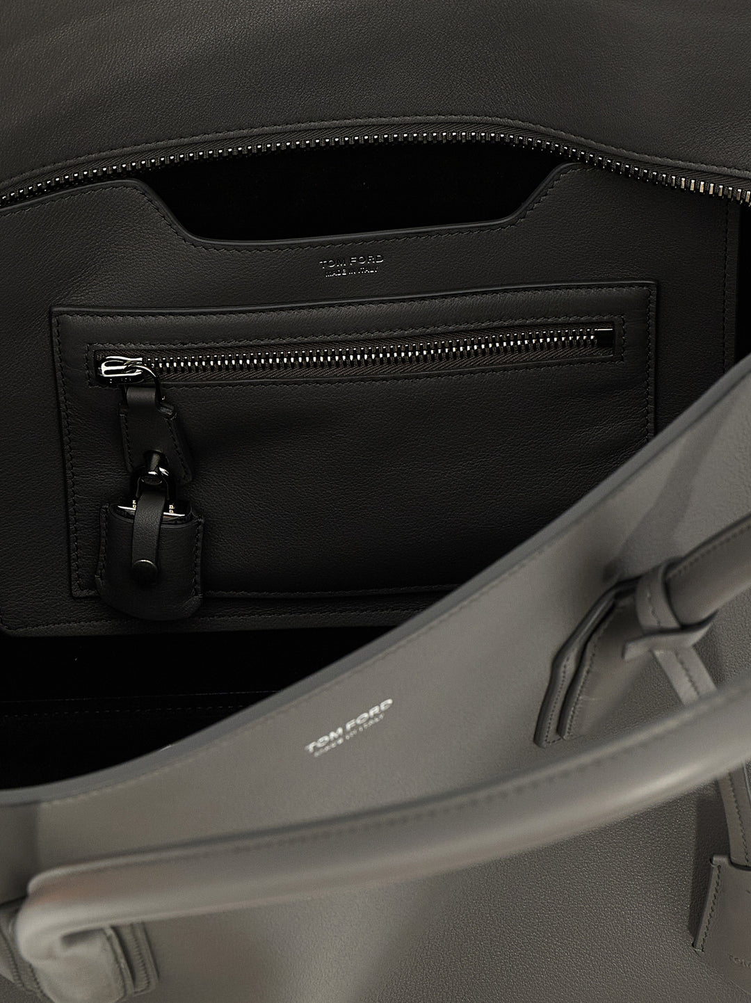 Tom Ford Logo Shoulder Bag Shoulder Bags - Gray | 44de7145785c7b99105875f65459bd2ba5f92beb