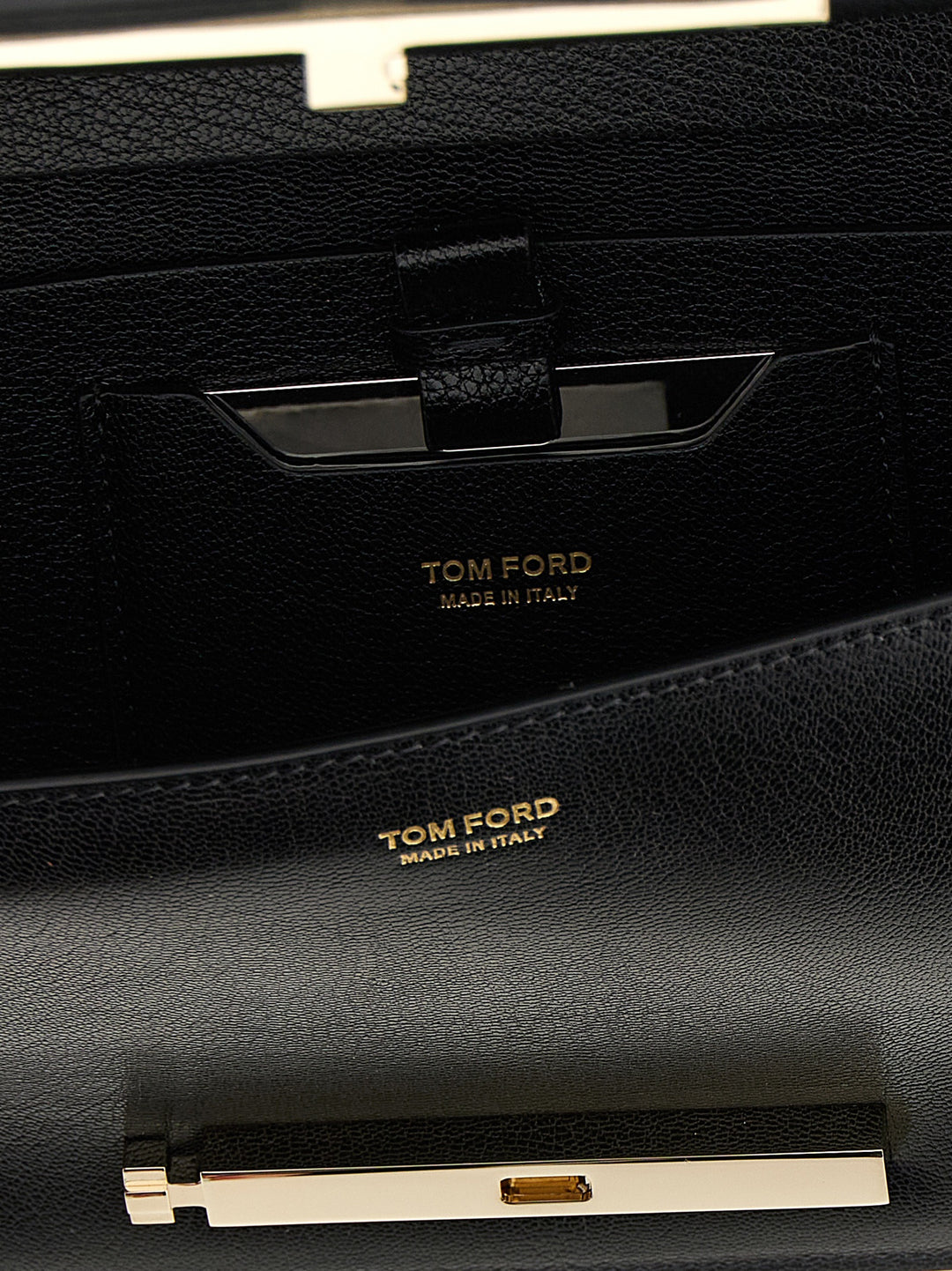 Tom Ford Supple Grain Shoulder Bags - Black | 61d601c19208929548cbef5baf26493f8fa16c6a