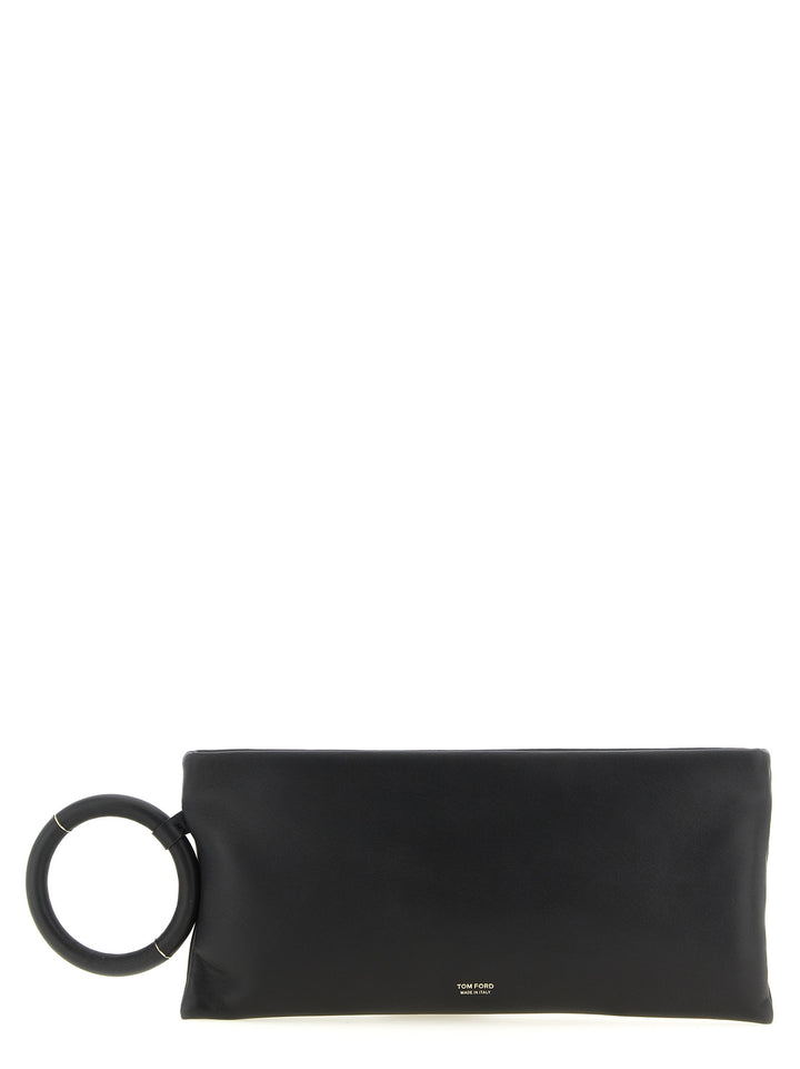 Tom Ford Nappa Leather Clutch - Black | 047becb1a4d820a188630998b26addd1d5c5dc98