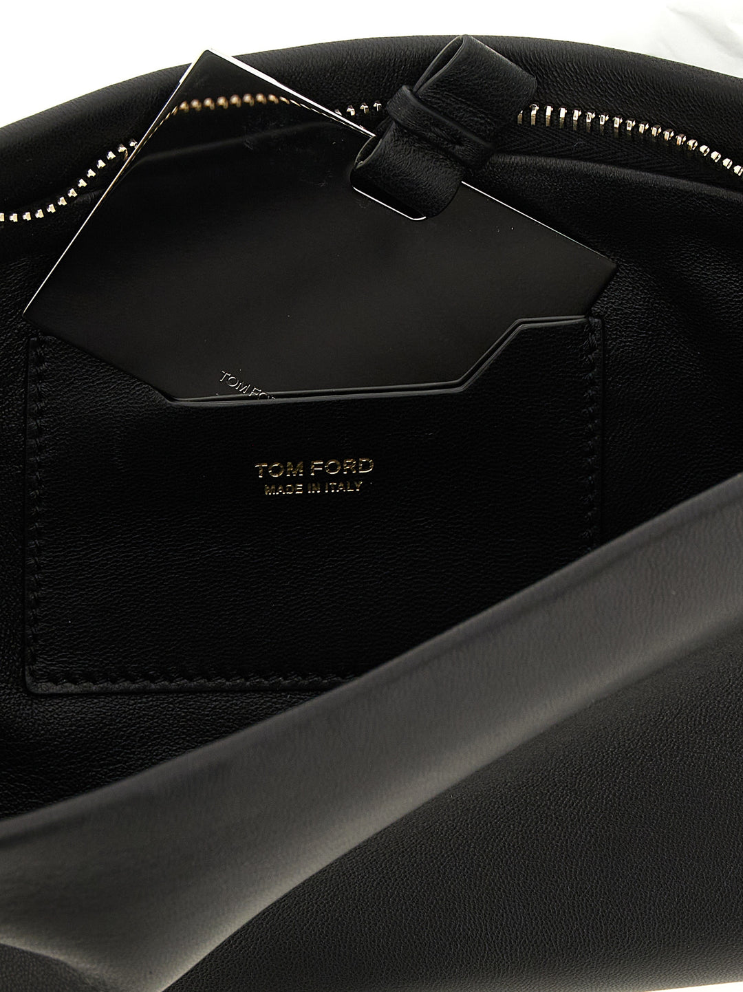Tom Ford Nappa Leather Clutch - Black | b489dbe9a014127f8c5dd8754177fd987d627391