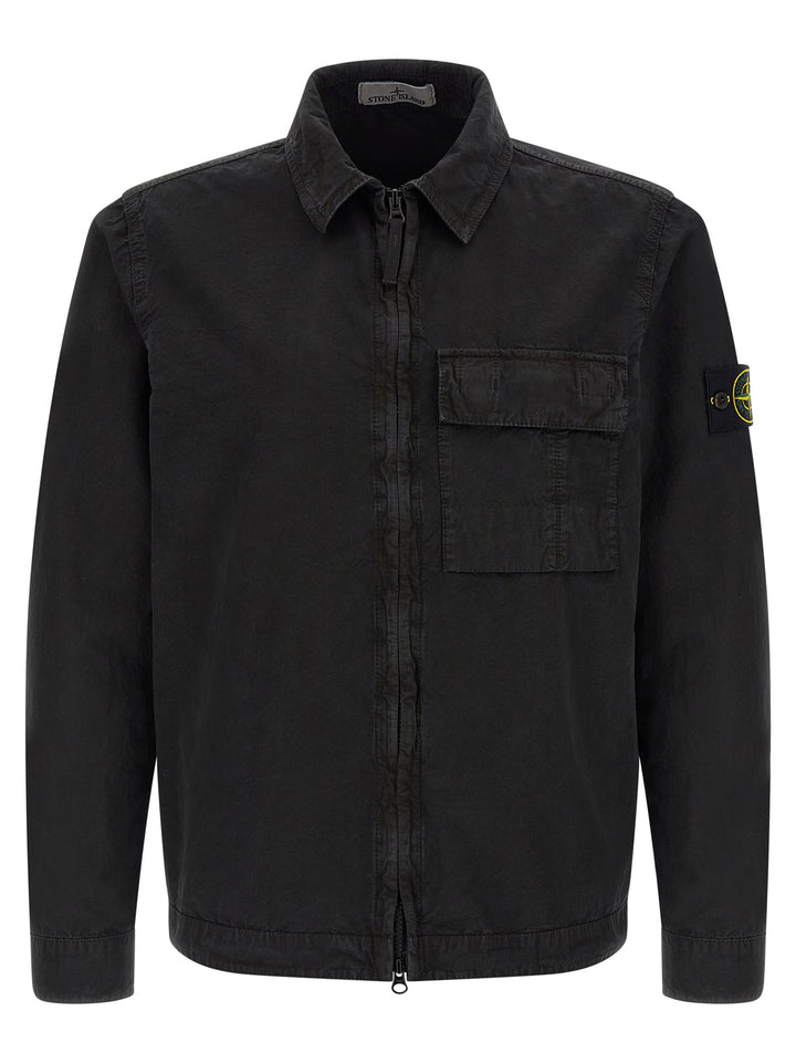 Stone Island 1200008 Shirt and Blouse - Black | 8e4f377c58ae0a42bba9f51bd5981a1bdae75699