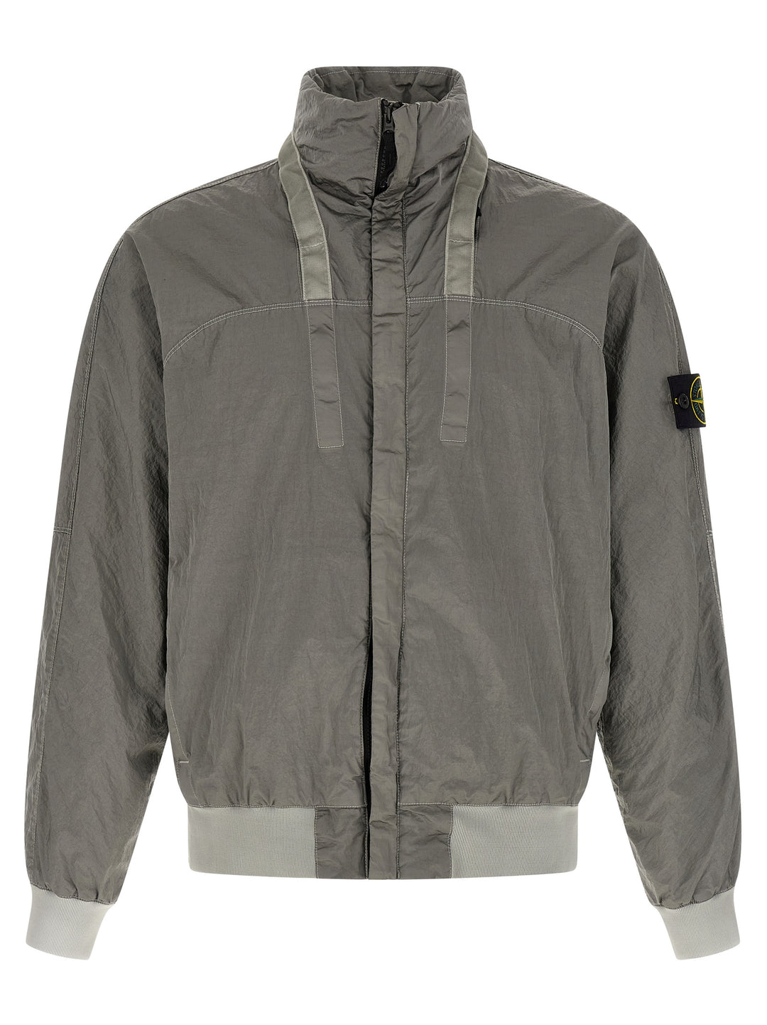 Stone Island Bomber Nylon Metal Watro Puffer Jackets - Gray | bd39a242461d7e9fc6504077f30663fc0d4157a9