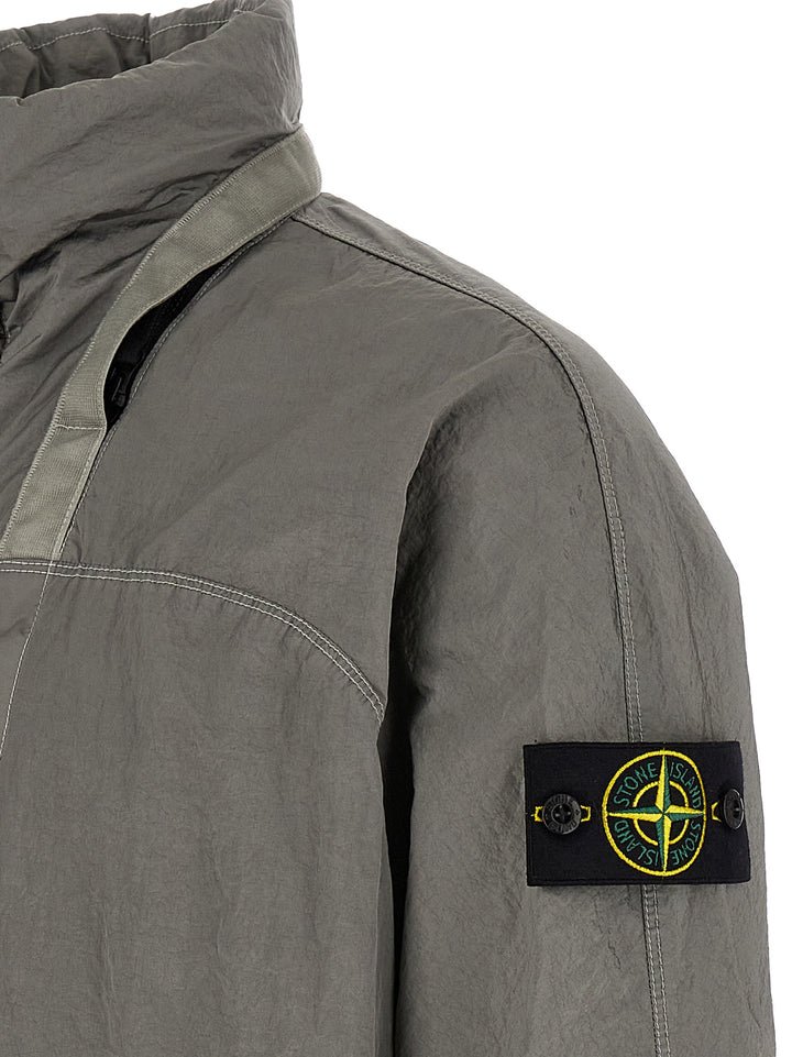 Stone Island Bomber Nylon Metal Watro Puffer Jackets - Gray | cebcb1170a109ee6348730c019b9b2fb94b2dea3