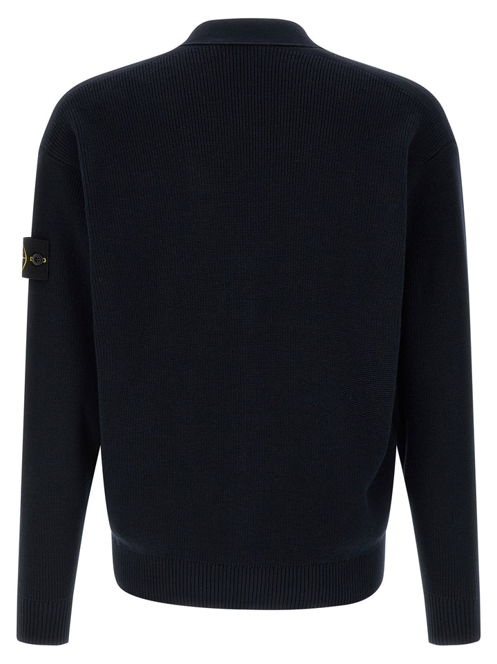 Stone Island 5100009 Sweaters and Cardigans - Blue | 1f090d9d288724f0e3c47877bcd728ecb65b6549