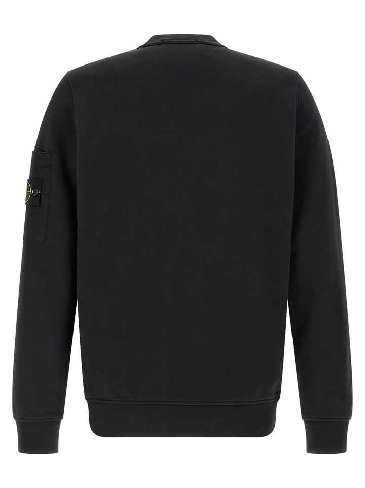 Stone Island 6100019 Sweatshirt - Black | 030aa3b34fd8308dd6943201c8e29aac65afc397