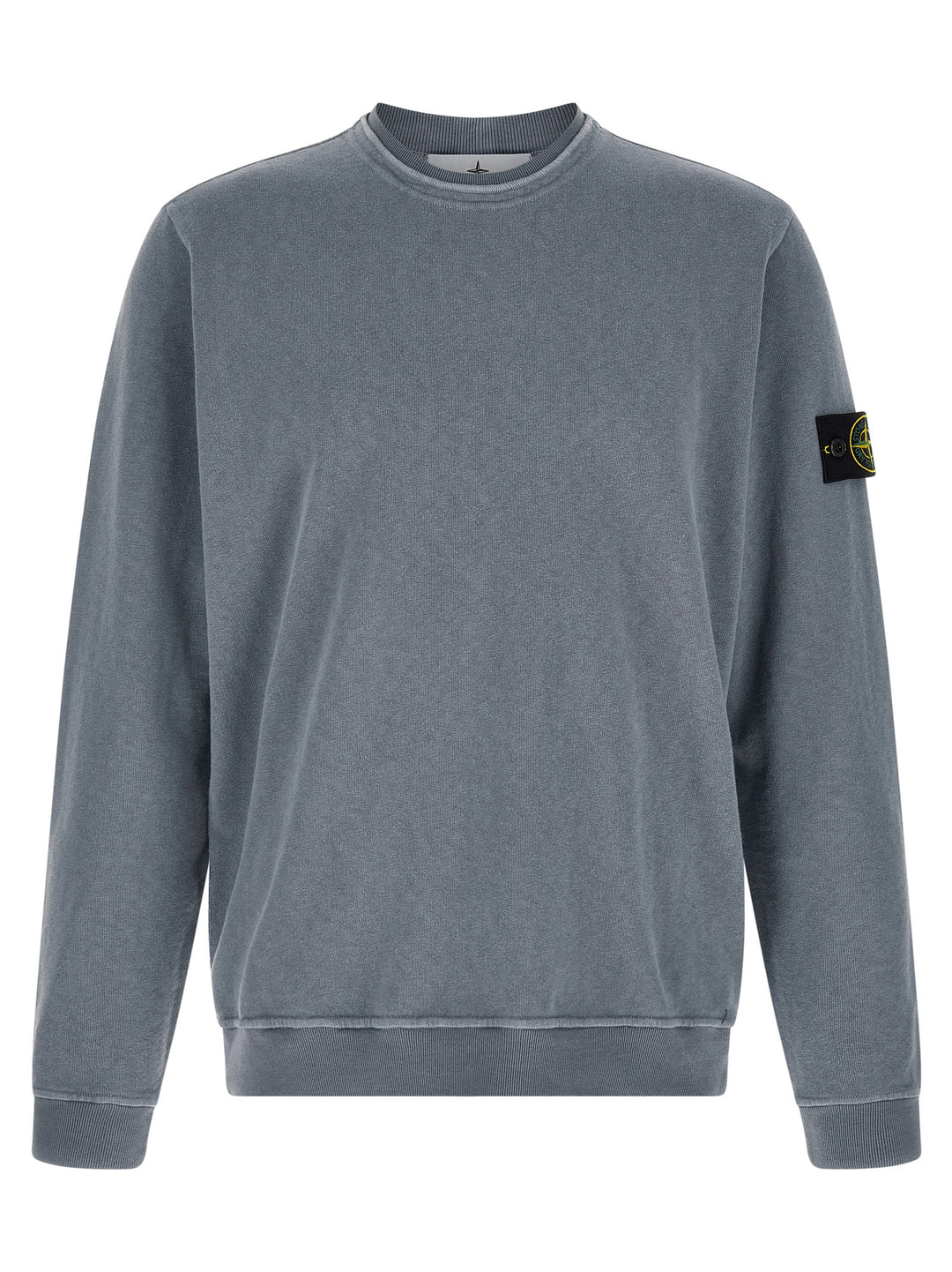 Stone Island Brushed Cotton Sweatshirt - Blue | 0dae13330982a2711f1f495a21eb7058a2600ad6