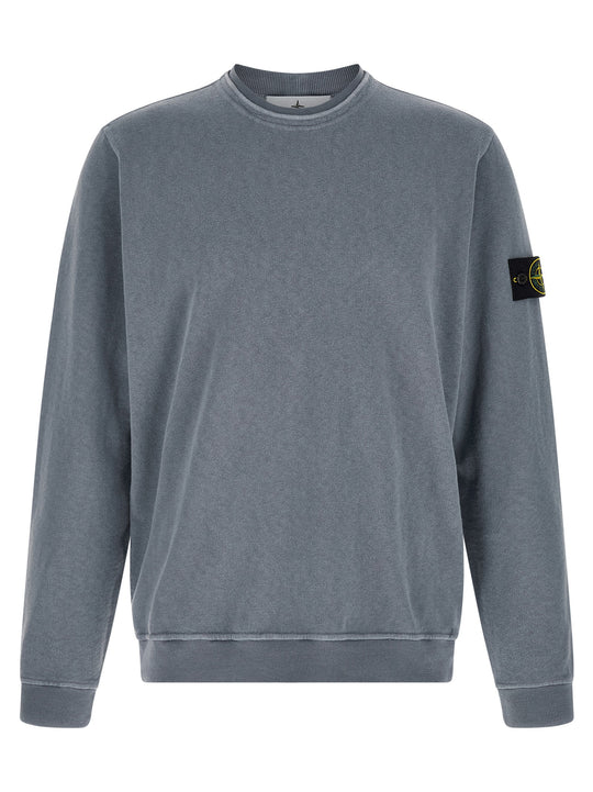 Brushed Cotton Sweatshirt Blue