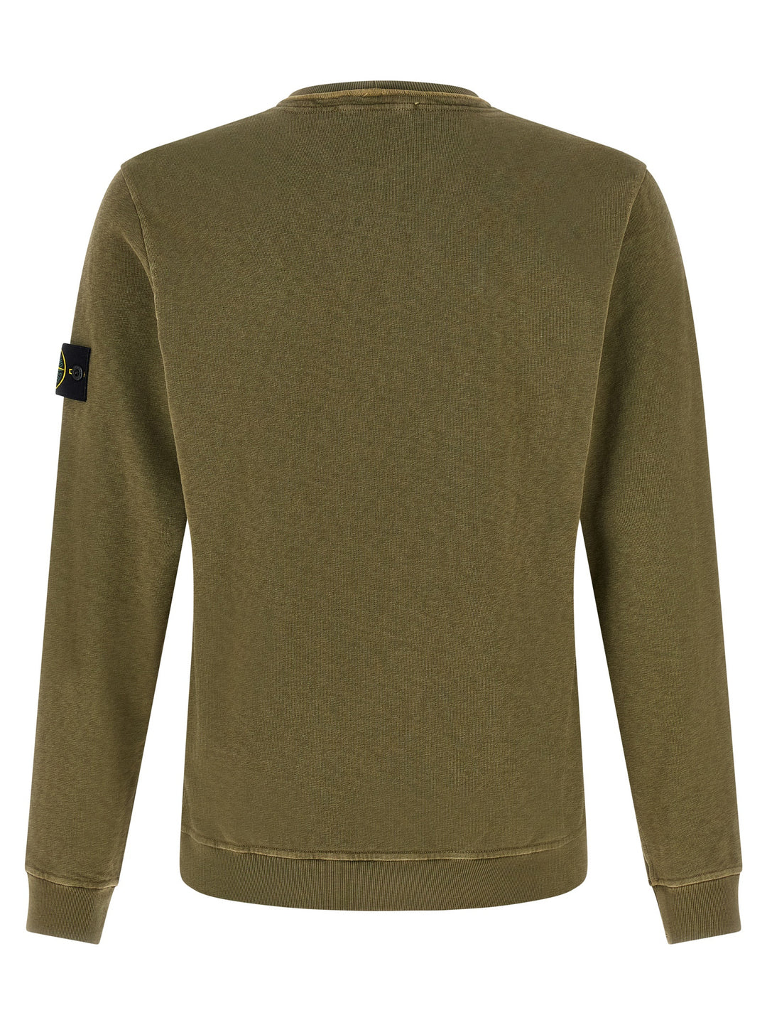 Stone Island Brushed Cotton Sweatshirt - Green | 20c5ff4a51a07a545d07bcedcfc8349665d71958