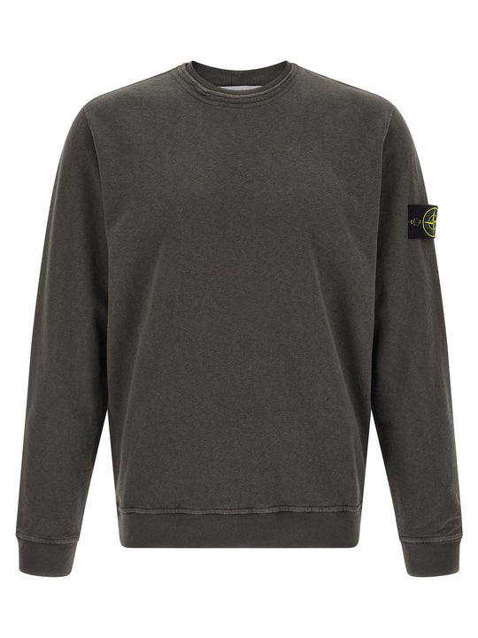Brushed Cotton Sweatshirt Gray