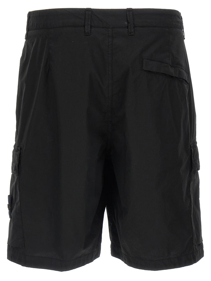 Stone Island L100020 Bermuda and Short - Black | 128e10a36232d3ee8fb50f6a7b8a8b58c51c8e37