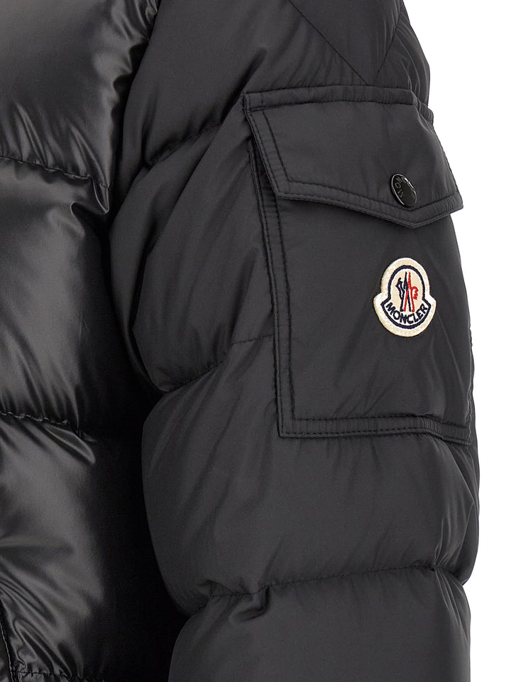 Moncler Maya Puffer Jackets - Black | 43d6fb5c122909c717328dfaa2db87a7bc52b66d