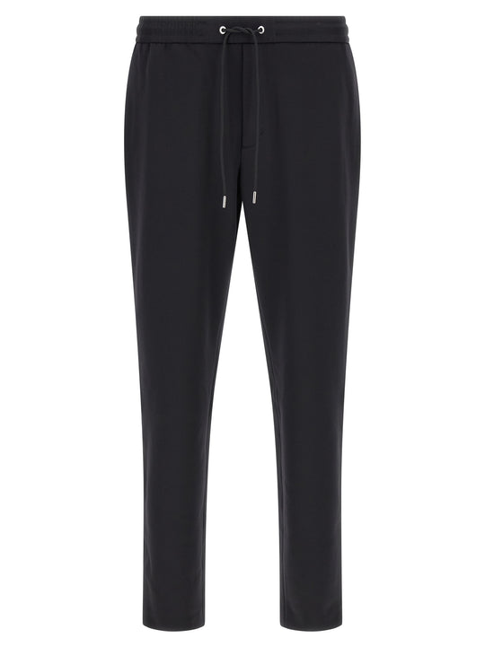 Logo Patch Joggers Pants Black