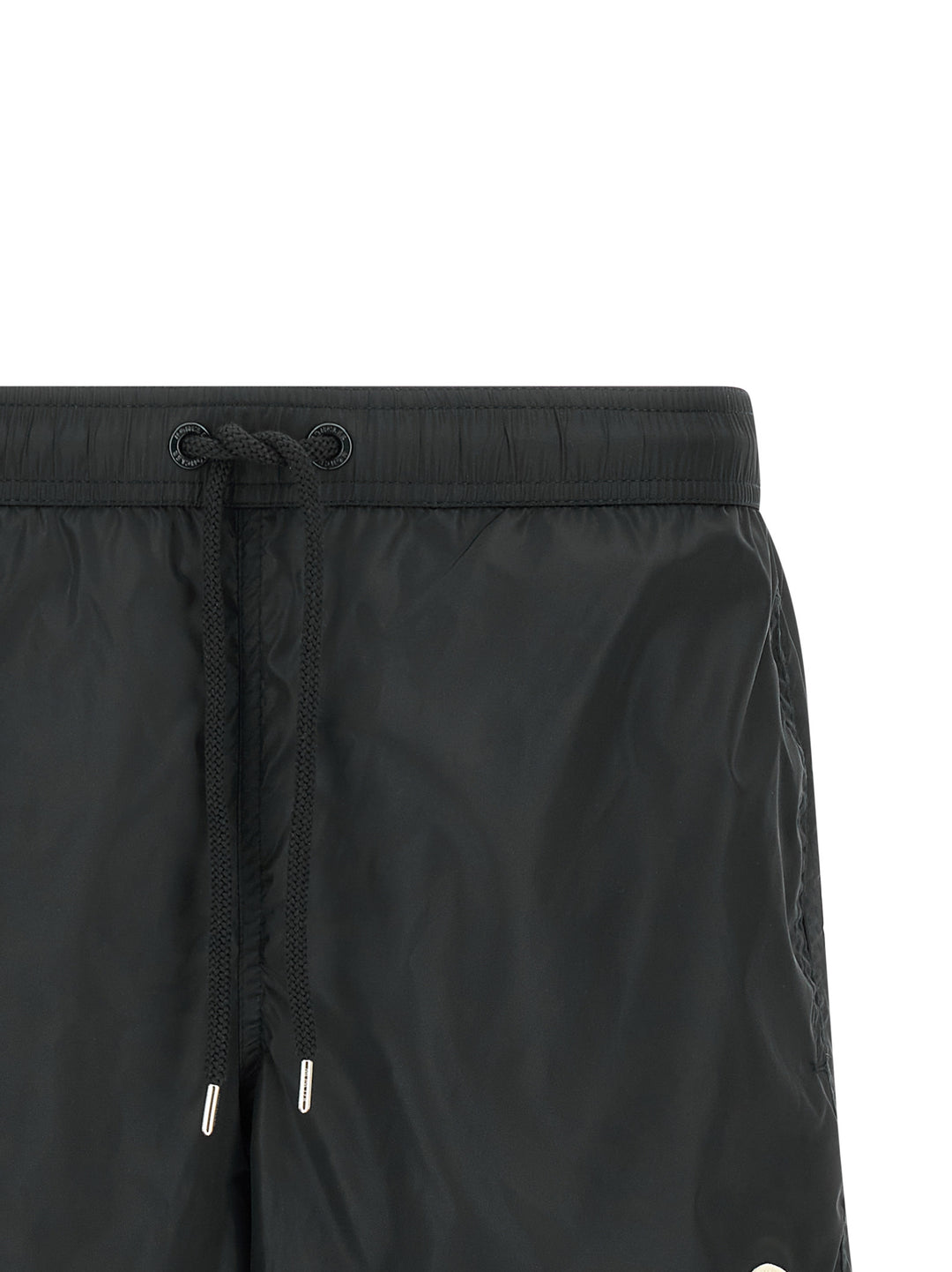Moncler Logo Patch Swim Shorts Beachwear - Black | ba97cd5db4c616ea11e1d06aa86da148e683373b