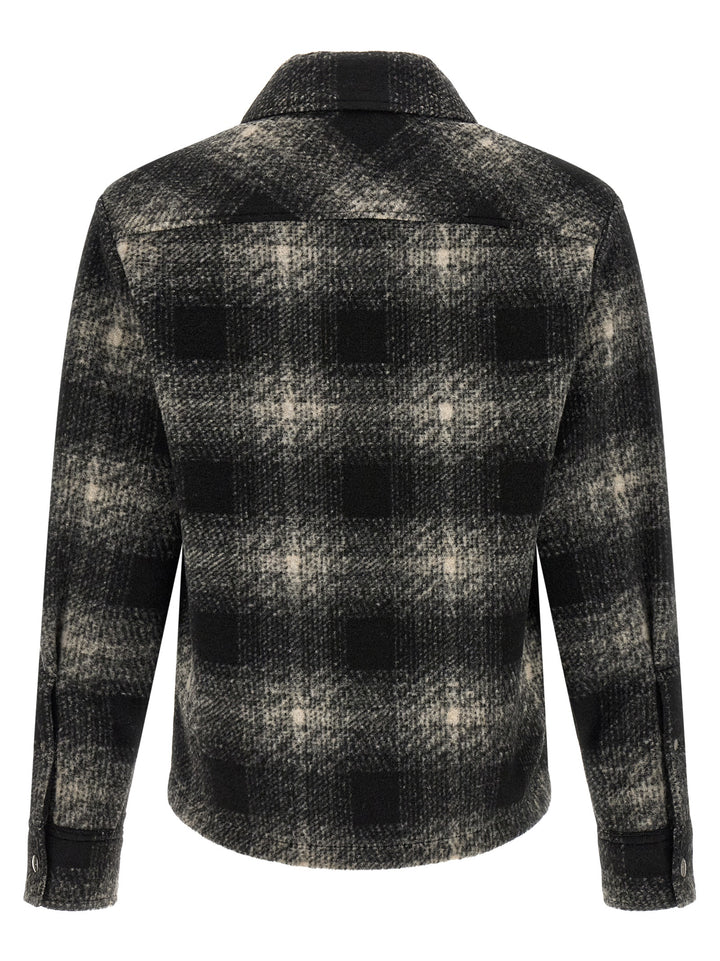 Moncler Zip Overshirt Shirt and Blouse - Gray | 11046376c994116c6e1d408c18eb71ce91d05317