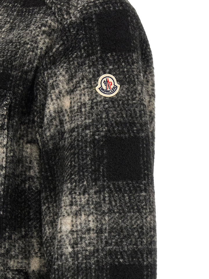 Moncler Zip Overshirt Shirt and Blouse - Gray | 6ac5b454206d08efea3fc9bdd841c91397406765