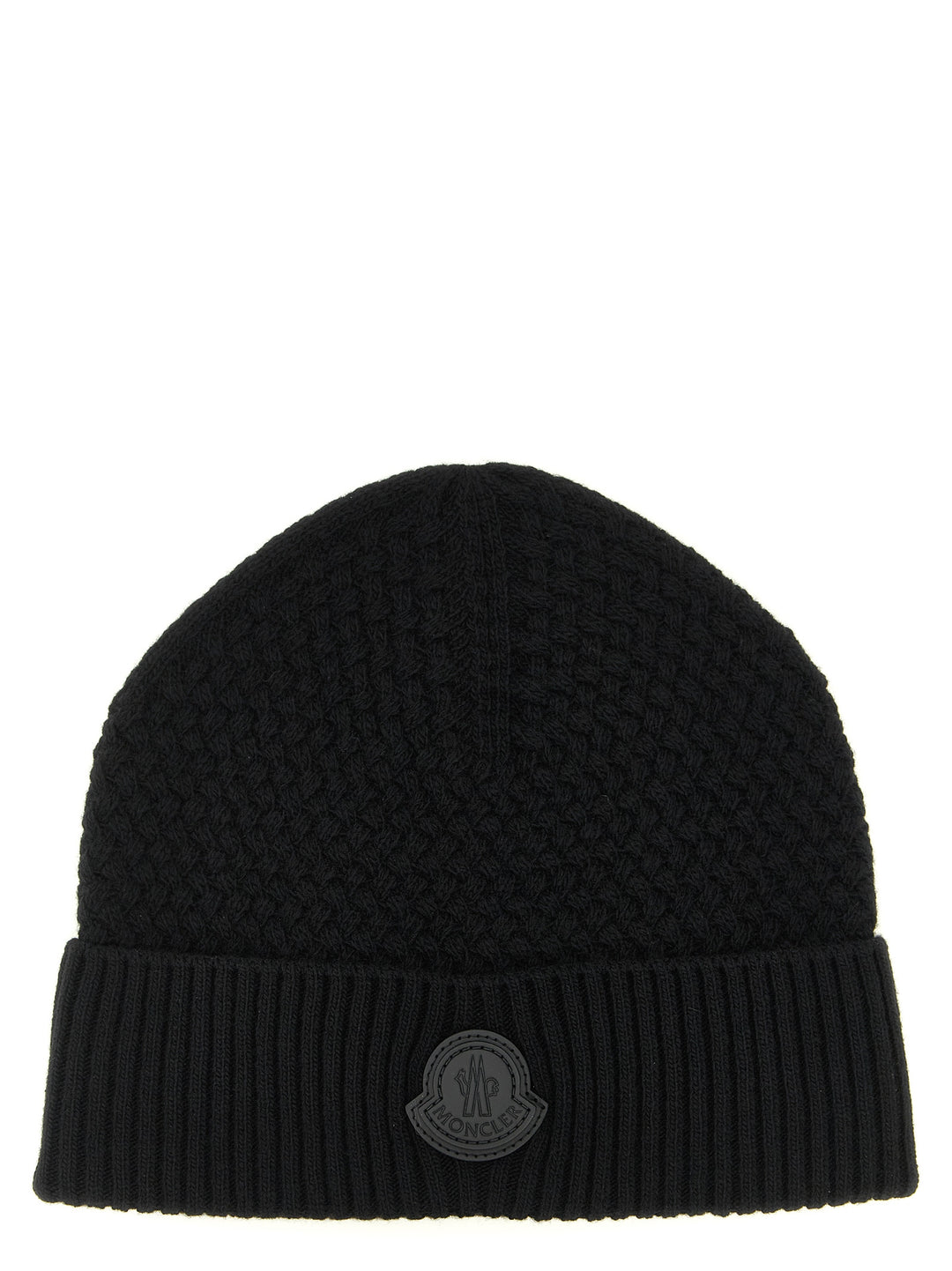Moncler Basket Stitch Beanie Hats - Black | 578a4b17bdae67058499c5ec604be88809a435ea