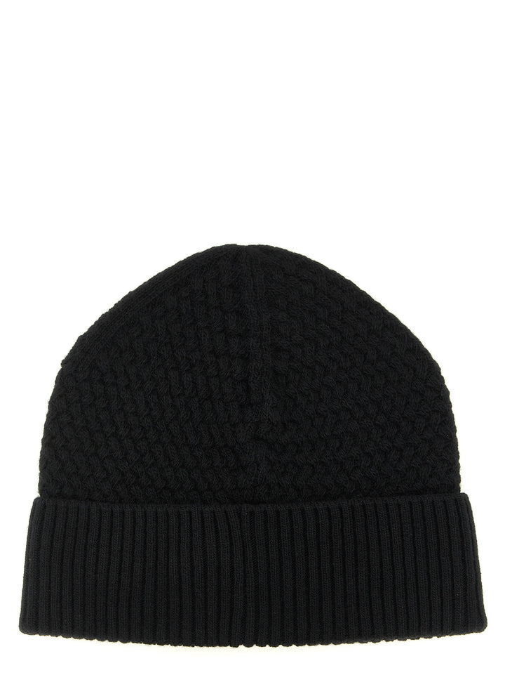 Moncler Basket Stitch Beanie Hats - Black | 35e7c2d73d82917d03930abdd38be995f1475fd4