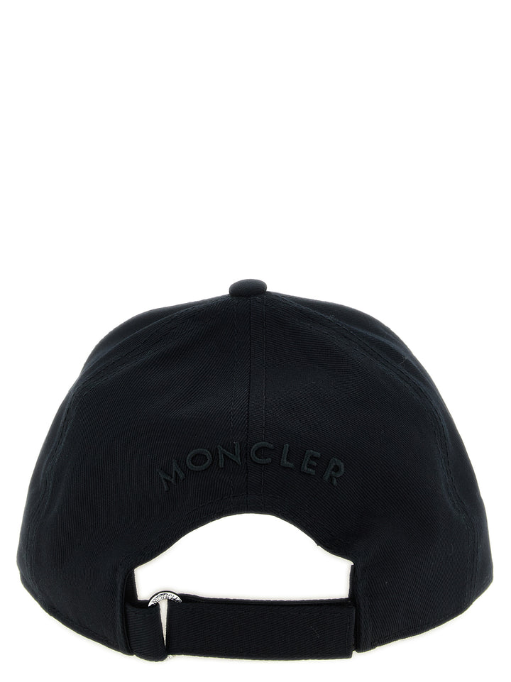 Moncler Hat With Logo Hats - Black | 1415d44eff27bdd128bf142fec15effa54be17e8