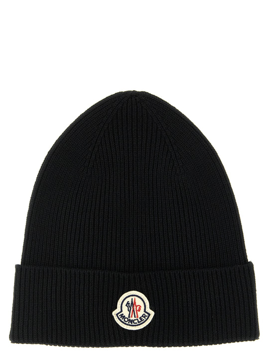 Wool Beanie Hats Black
