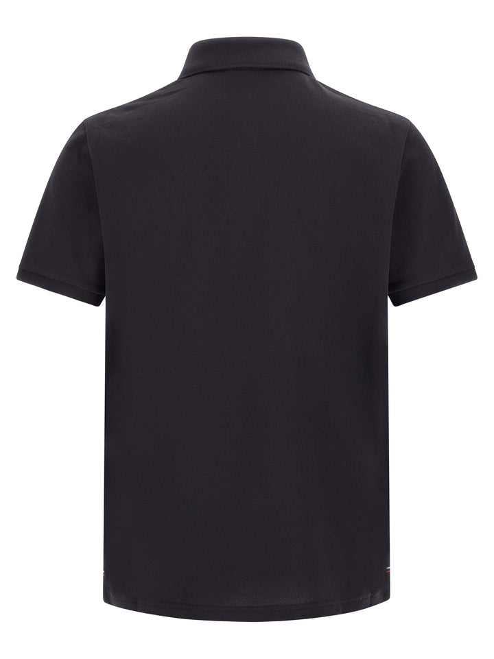 Moncler Triple Logo  Shirt Polo - Blue | c2c4d21d4d789a92e8fc14e623a061bc56467bca