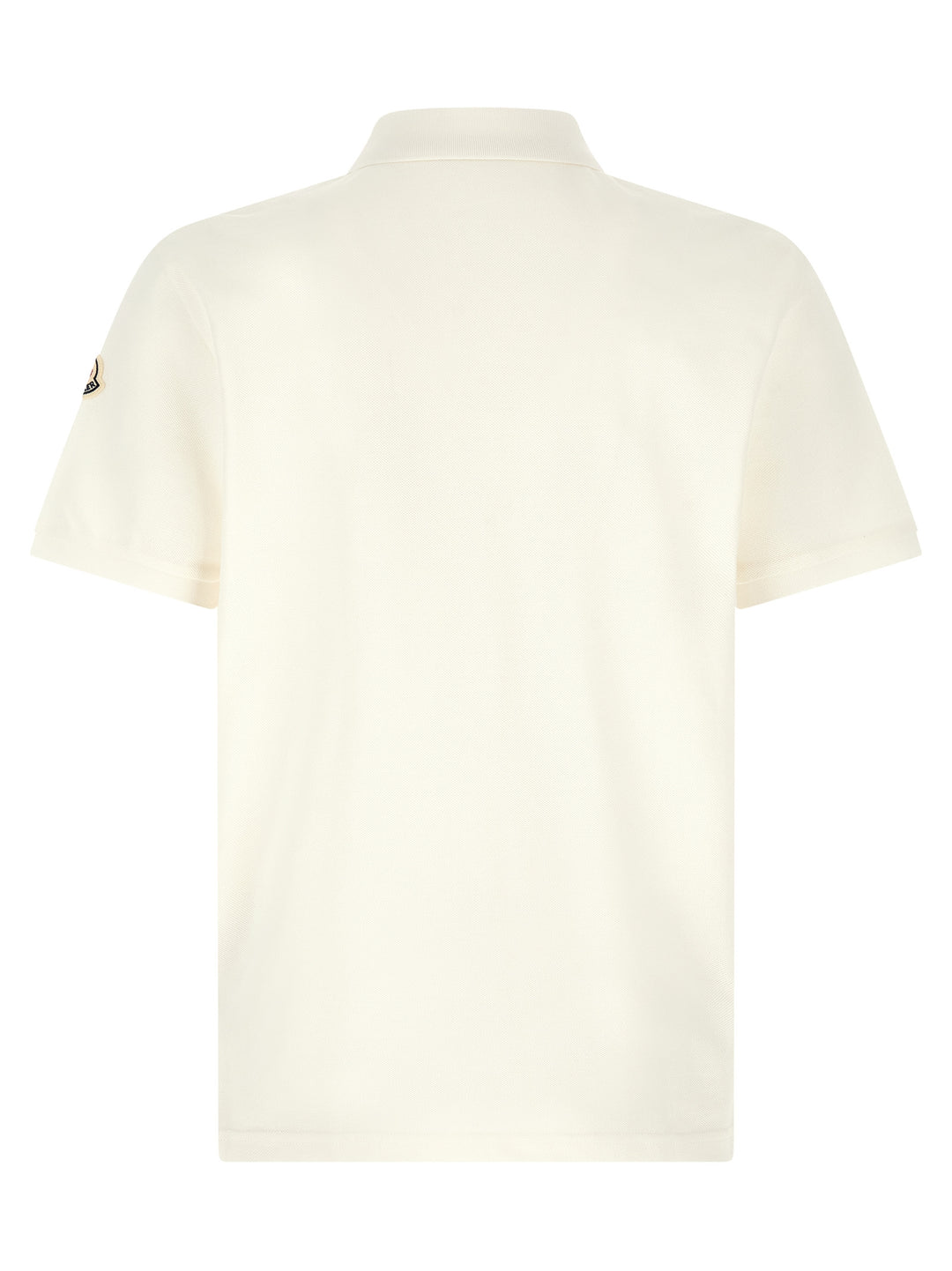 Moncler Logo Patch  Shirt Polo - White | c4265cbdc5068416acfc943a14006307905035e6