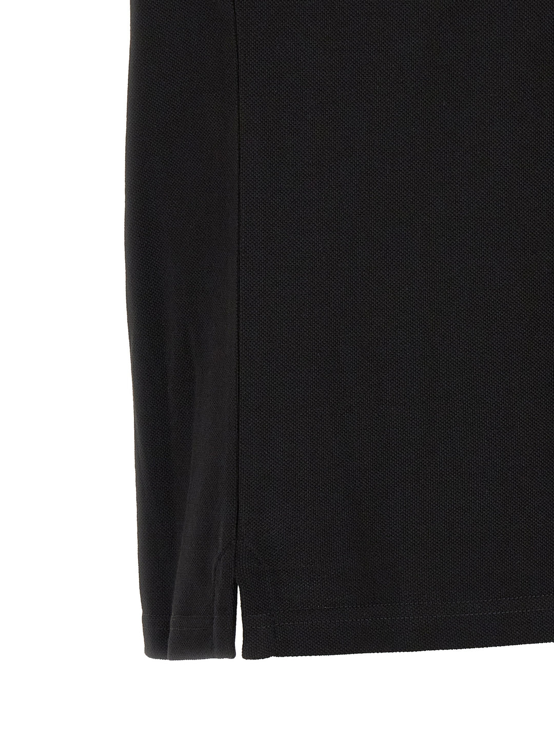 Moncler Tricolor Trim  Shirt Polo - Black | c1bf5e8ded135474399b0ed24c8174fca2c14267