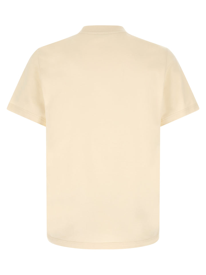 Moncler Logo Patch T-shirt - White | 393b2c85dd777d52d896ac12992e46e1f21d0fd4