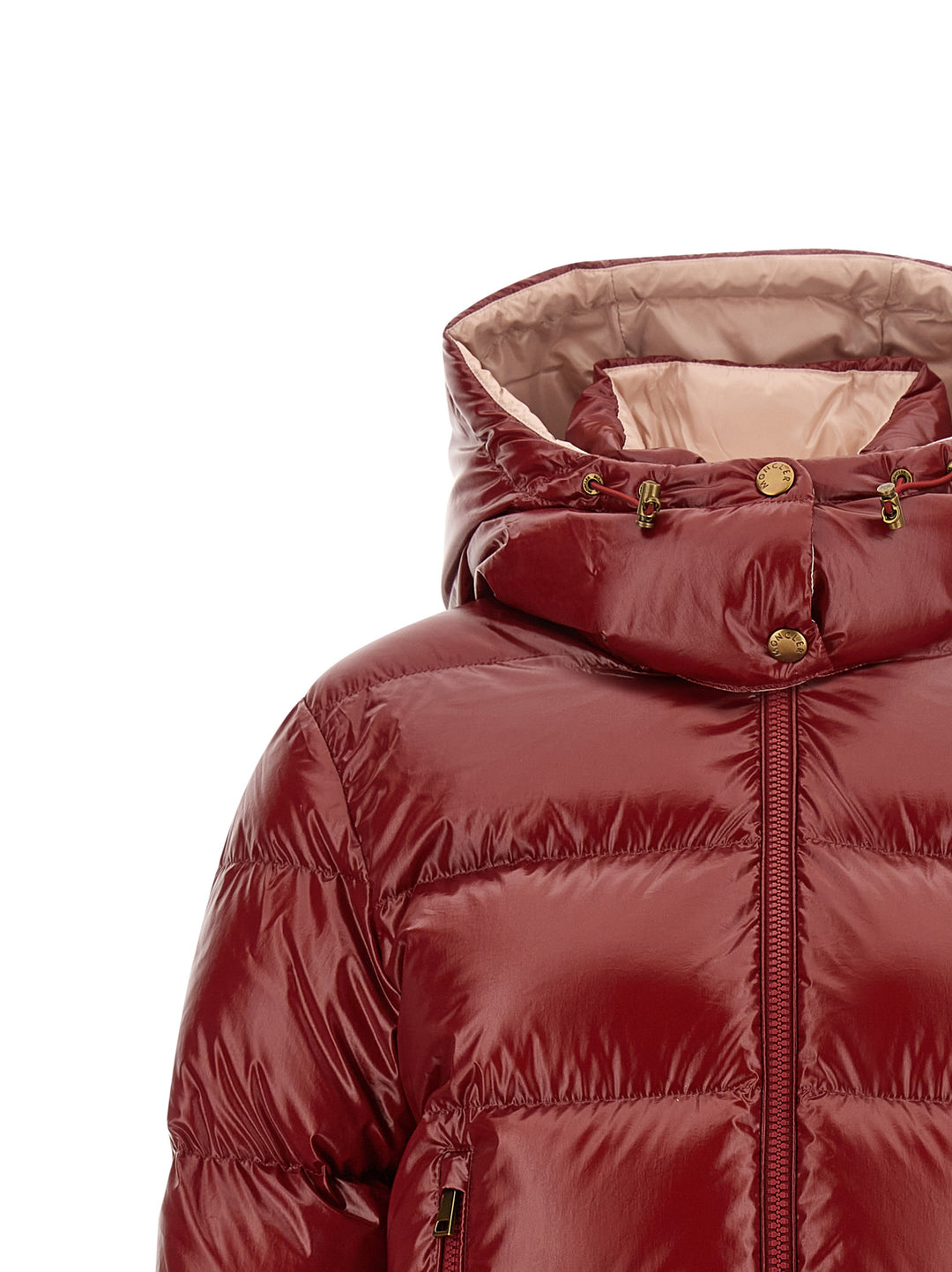Moncler Nievole Puffer Jackets - Red | 3c22186cf088e0a14da451dbaf819d1c759ead65