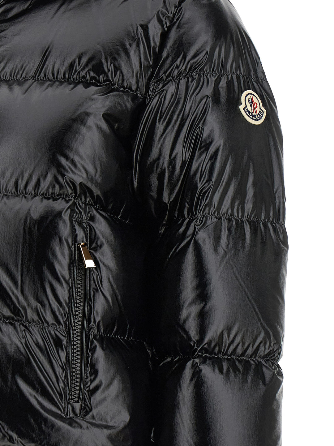 Moncler Nievole Puffer Jackets - Black | 95f47bffb352a91185098fdaf60bc355bb1174db