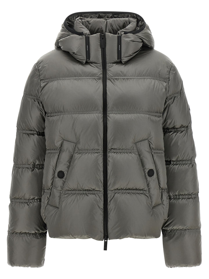 Moncler Sensation Puffer Jackets - Gray | b339102fdb0b845cda22252ec8a1856b6c58fdfe