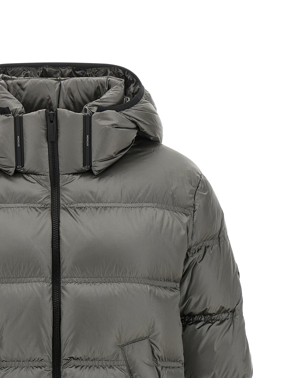 Moncler Sensation Puffer Jackets - Gray | 17262afdbfd420745d0f1b132a4576100db3a3fc