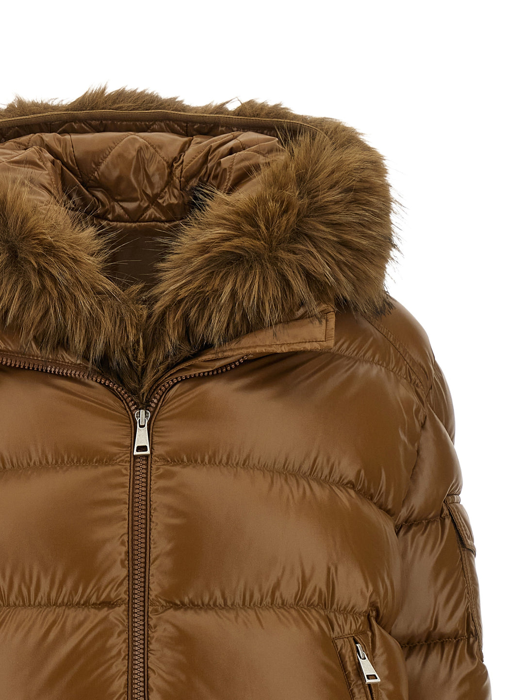 Moncler Hypolais Puffer Jackets - Brown | 5291e133aaa90ecb8caa1693c376a23b2b8bc9d3