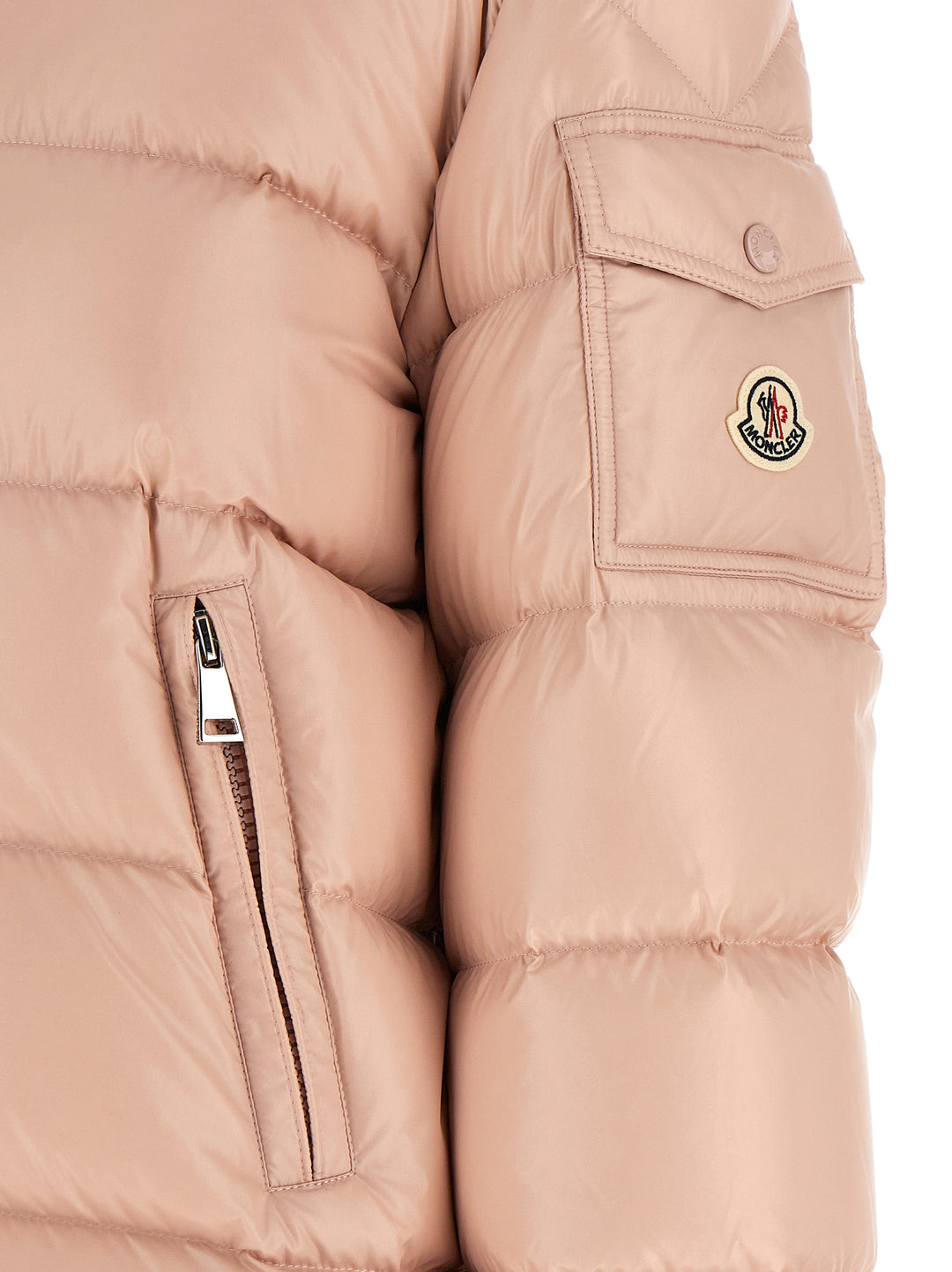 Moncler Maire Puffer Jackets - Pink | 159448f055f0de74feda0a6b9fedb9ce24da13a4