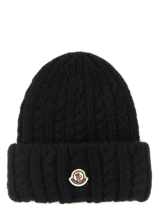 Braided Beanie Hats Black