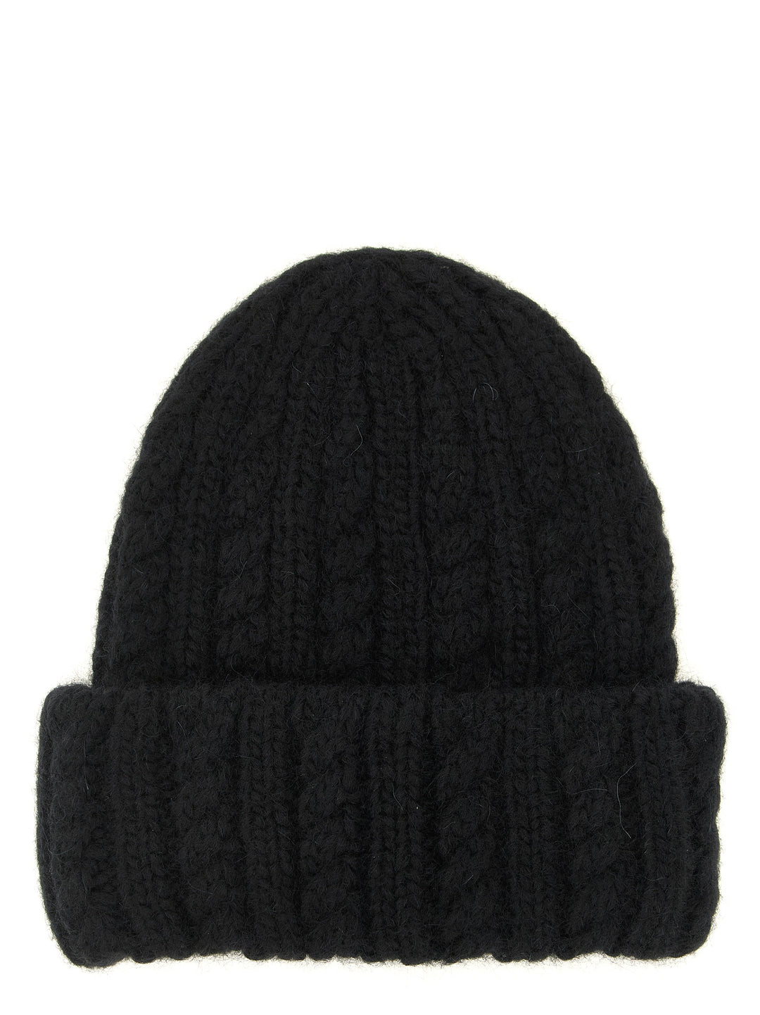 Moncler Braided Beanie Hats - Black | 96c6566ad7b3d5255f0e952b0cf75a3734dacf16