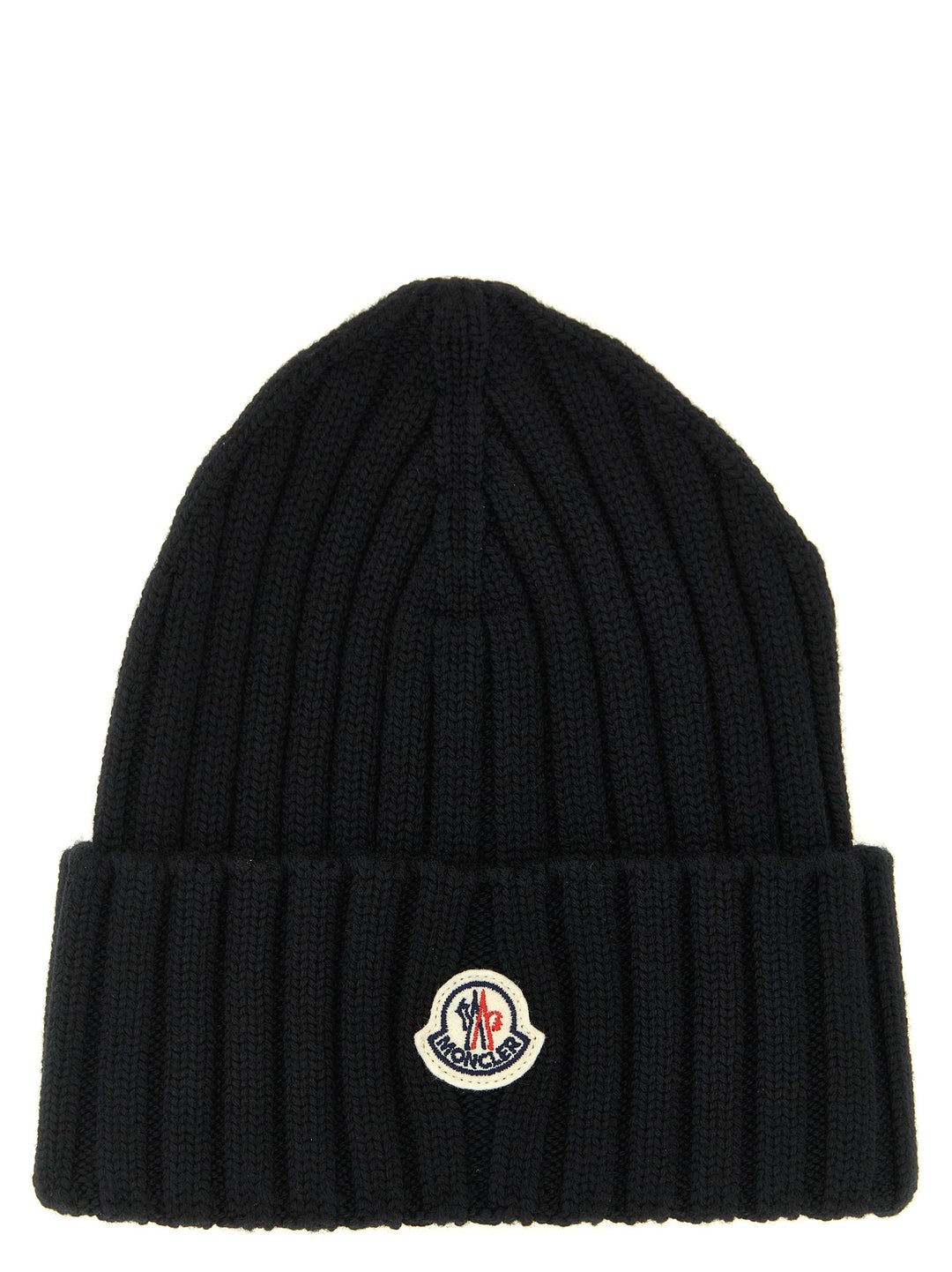 Moncler Wool Beanie Hats - Black | bf62b800757f5ba53cdeda85ab440f7effd3a8ec
